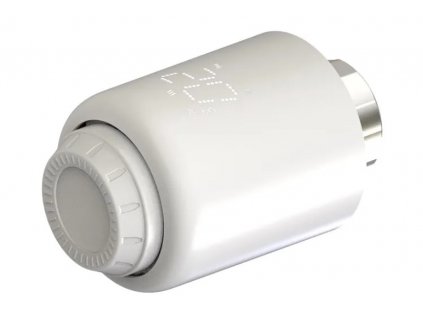 Radiátorový termostatický ventil / LED displej / detská poistka / 0~+50℃ / IP20 / biela