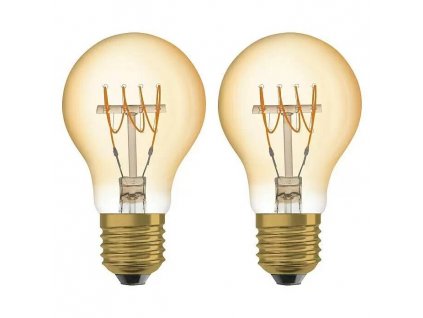 Osram vintage LED žiarovka / 5,9 W / E27 / 2 ks / teplá biela