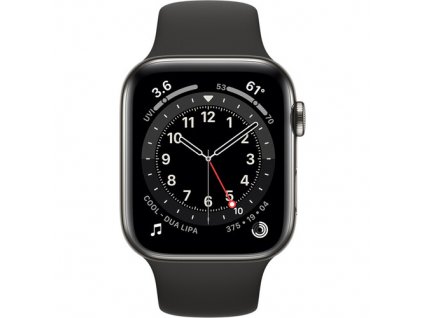 Apple Watch Series 5 / 44 mm / 32 GB / GPS + mobilný telefón / Čierna / 2. AKOSŤ