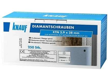 Sada skrutiek do sadrokartónu Knauf Diamant XTN / 3,9 x 23 mm / 200 ks / čierna / kov