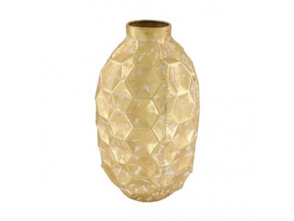 Dekoratívna váza Zielona Fabryka Bahia / 38,5 cm / kov / zlatá / ZÁNOVNÉ