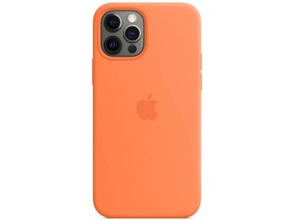 Silikónové puzdro pre Apple iPhone 11 Pro Max (G6HZ6173MV3L) / kumkvátovo oranžová / POŠKODENÝ OBAL