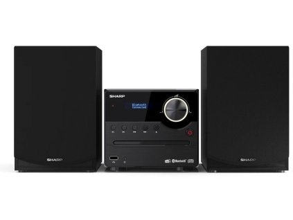 Microsystem Sharp XL-B517 / DAB / DAB+ / FM tuner / s CD / Bluetooth 5.0 / čierny / ZÁNOVNÉ