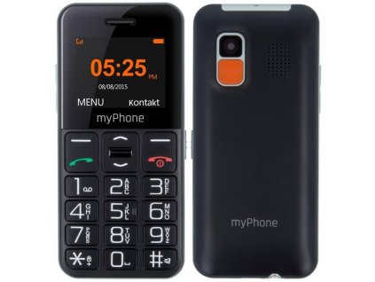 Mobilný telefón myPhone HALO EASY TELMY10EASYBK / 1000 mAh / 1,8" (4,6 cm) / 160 x 128 px / Li-Ion / čierny / ROZBALENÉ