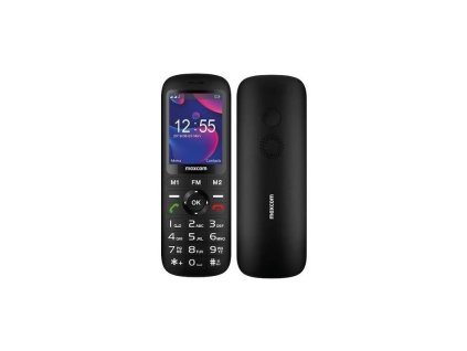 Mobilný telefón MaxCom Comfort MM740 / 2,4" / Bluetooth / čierny