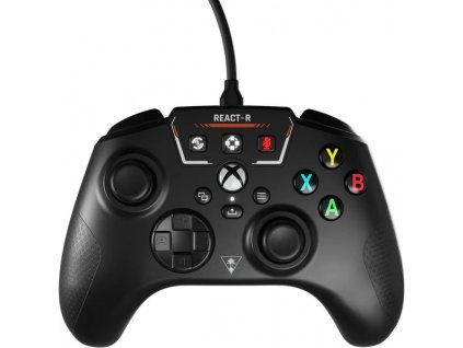 Turtle Beach REACT-R Gamepad pre Xbox One a Xbox Series X|S (TBS-0730-02) / 23 tlačidiel / USB 2.0 / 2,5 m / čierny / ZÁNOVNÉ