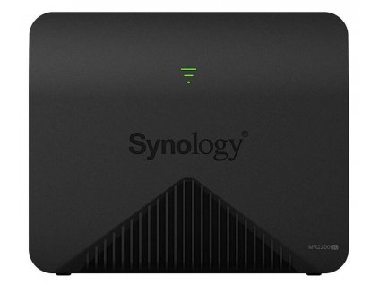 Router Synology Mesh MR2200ac (MR2200ac) / 2,4 GHz / 5 GHz / 2 porty LAN / 2200 MB/s / 1 Gbit / čierny / POŠKODENÝ OBAL