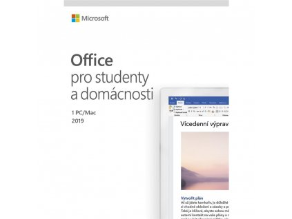 Softvér Microsoft Office 2019 pre študentov a domácich používateľov