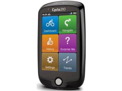 GPS navigácia na bicykel Mio Cyclo 210 / 3,5" / 10 hodín výdrže batérie / čierna / ROZBALENÉ