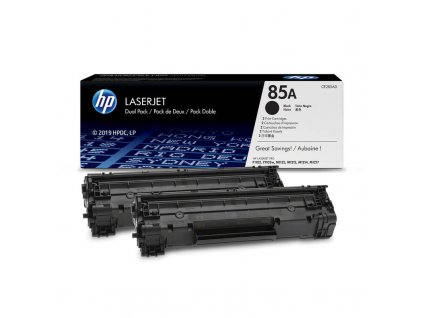 Toner HP CE285AD 2-pack / 2x 1600 ks / originálny / kompatibilný s HP Laser Jet Pro P1100/M1130/M1210 / čierny / POŠKODENÝ OBAL