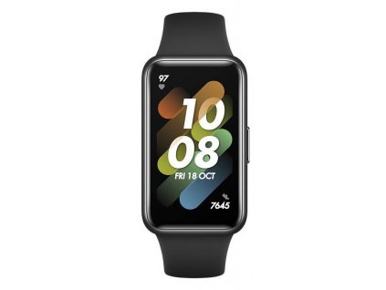 Fitness náramok Huawei Band 7 (55029077) / 180 mAh / Bluetooth / 368 × 194 px / 1,47" (3,7 cm) AMOLED displej / čierna / ROZBALENÉ