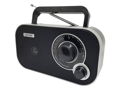 Denver TR-51 prenosné kuchynské FM rádio / 230 V / čierne