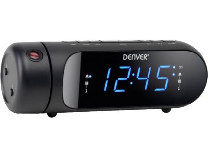 Budík Denver CPR-700 / FM rádio / USB / Dual Alarm / čierny / POŠKODENÝ OBAL