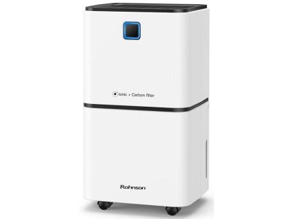 Rohnson R-91010 Iónový odvlhčovač / do 45 m² / 150 W / 2 l / 10 l/24 h / displej / biely / ZÁNOVNÉ