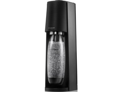 Výrobník sodové vody SodaStream Terra / 1 l / plast / až 80 l vody na jednu plynovou náplň / černá / ROZBALENO