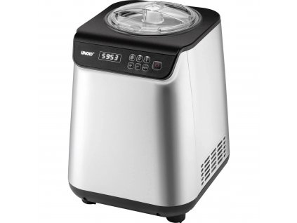 Unold 48825 Automatický výrobník zmrzliny / vrátane chladiaceho kompresora / LCD displej / 1,2 l / 135 W / čierna/nerezová / ROZBALENÉ