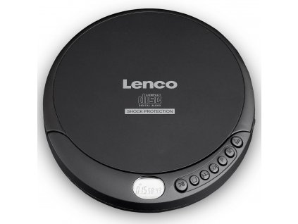 Lenco CD-200 prenosný CD a MP3 prehrávač / LCD displej / čierny / ROZBALENÉ