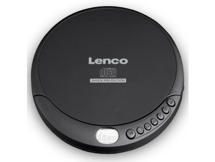 Lenco CD-200 prenosný CD a MP3 prehrávač / LCD displej / čierny / ZÁNOVNÉ