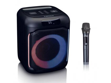 Párty reproduktor Lenco PA-100BK / 100 W / Bluetooth / USB / LED svetelné efekty / čierny / ZÁNOVNÉ