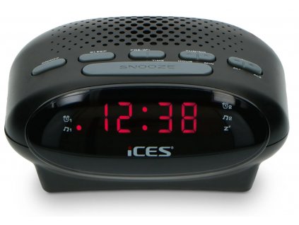 Rádiobudík Lenco Ices ICR-210 / FM tuner / čierny / POŠKODENÝ OBAL
