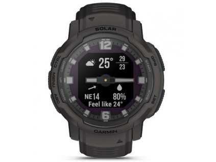 Garmin Instinct Crossover Solar smartwatch / 1,3" / 176 x 176 px / grafitová / ZÁNOVNÉ