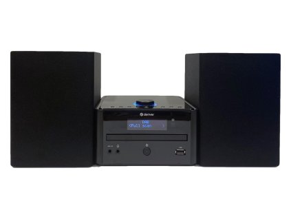 Microsystem Denver MDA-270 / 2 x 50 W / CD/MP3 / DAB+/FM / LCD displej / čierna / ROZBALENÉ