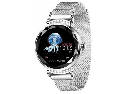 Dámske inteligentné hodinky Sweet Access SWA295 / Bluetooth 4.0 / IP67 / 140 mAh / 1024 x 768 px / strieborná / ROZBALENÉ