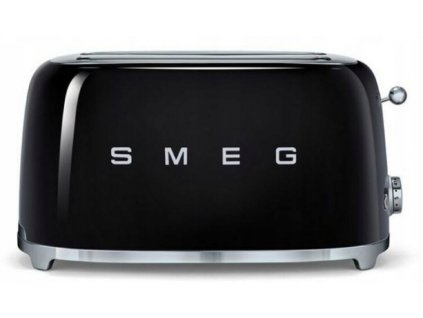 Smeg hriankovač TSF02BLEU v štýle 50. rokov / 2 x 4 / 1500 W / čierny lesk