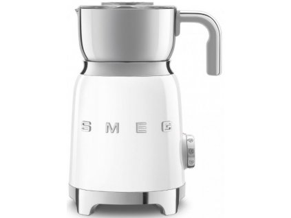 Napeňovač mlieka Smeg MFF01WHEU / 500 W / 0,6 l / lesklá biela