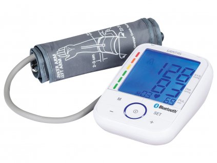 Monitor krvného tlaku Sanitas SBM-67 / Bluetooth / biely / ZÁNOVNÉ