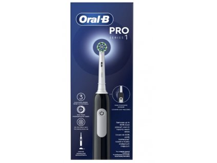 Elektrická zubná kefka Oral-B Pro Series 1 / oscilačná / časovač / vodotesná / čierna