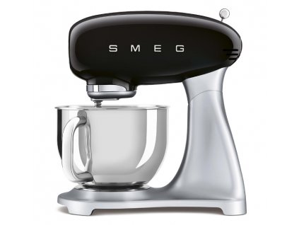 Kuchyňský robot Smeg 50's style SMF02BLEU / 800 W / 4,8 l / černá / ZÁNOVNÍ