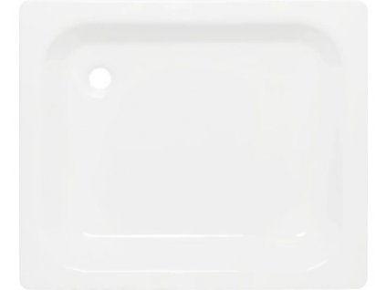 Sprchová vanička Sanicomfort / 80 x 80 x 2,5 cm / smaltovaná oceľ / biela / 2. AKOSŤ