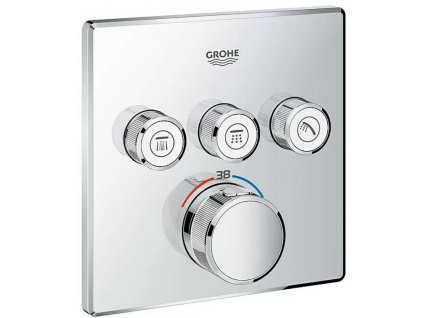 Grohe Grohtherm Smart Control termostatická podomietková sprchová batéria / 3 uzatváracie ventily / lesklý chróm