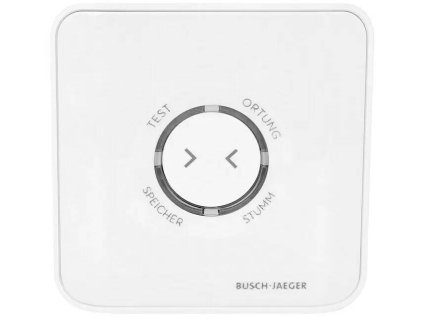 Rádiový spínač Busch-Jaeger / 2,3 x 9 x 9 cm / 3 V / -10 °C - 40 °C / 868 MHz / biely