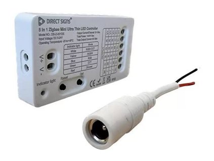 Riadiaca jednotka Direct Signs ZIGBEE 3.0 / na ovládanie farieb a jasu / 144 W / IP 20 / biela