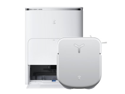 Robotický vysávač Ecovacs DEX86 Deebot X2 OMNI / funkcia mopovania / výdrž batérie 186 min. / 62,5 dB / 45 W / 8 kPa / biela