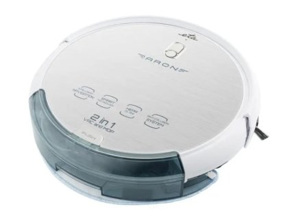 Robotický vysávač ETA Aron 3512 90000 / smart aplikácia / 2 v 1 / biely