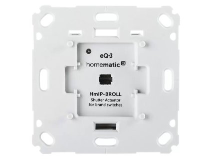 Roletový spínač Homematic IP HmIP-BROLL-2 / bezdrôtový / 0 °C až +50 °C / 0,2 W / biely