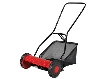 Ručná kosačka HHR 40 / šírka kosenia 40 cm / 15-35 mm / 23 l / max. 250 m2 / vretenový nôž / červená/čierna