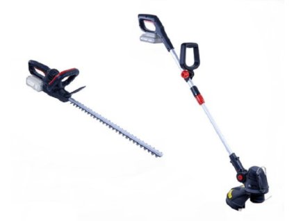 Sada akumulátorových nožníc na trávu HENX H18DC250B a akumulátorových nožníc na živý plot H18XZ20-LB / + nabíjačka / bez batérie