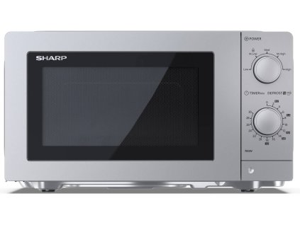 Sharp YC-MS181AE-S mikrovlnná rúra / 18 l / 700 W / O 24,5 cm / strieborná