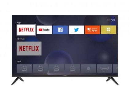 Smart LED TV Smart Tech SMT50S10UV2L1B1 / 4K UHD / 50 (126 cm) / čierna