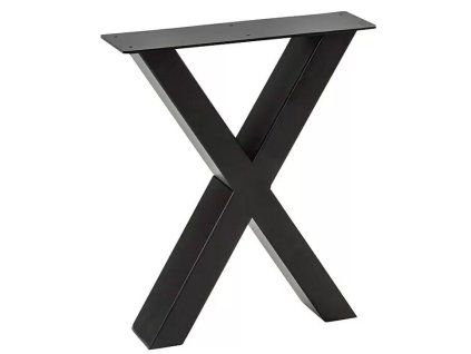 Stolová noha Pur Iternal Select / tvar X / oceľ / 2 ks / čierna