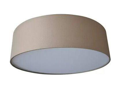 Stropné svietidlo / 2 x 60 W / objímka E27 / ? 40 cm / látkové tienidlo / hnedá