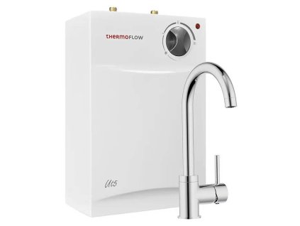 Thermoflow ohrievač UT 5 s kohútikom Ovalis / 5 l / 2000 W / biely
