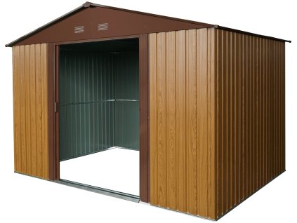 Záhradný domček BestBerg ZDB-7D / 7,2 m2 / 301 x 238 x 214 cm / drevo/hnedá