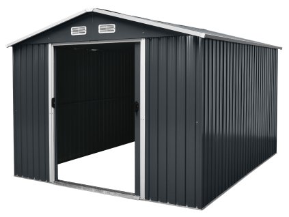 Záhradný domček BestBerg ZDB-9A / 9 m2 / 279 x 324 x 211 cm / sivá