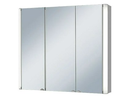 Zrkadlová skrinka Riva Torno / 80 x 70,5 x 16 cm / biela/strieborná