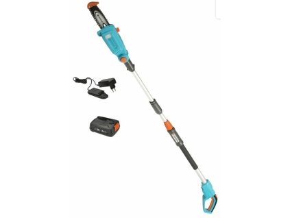 Akumulátorová teleskopická vyvetvovacia píla Gardena TCS 20/18V P4A / LED indikátor / modrá